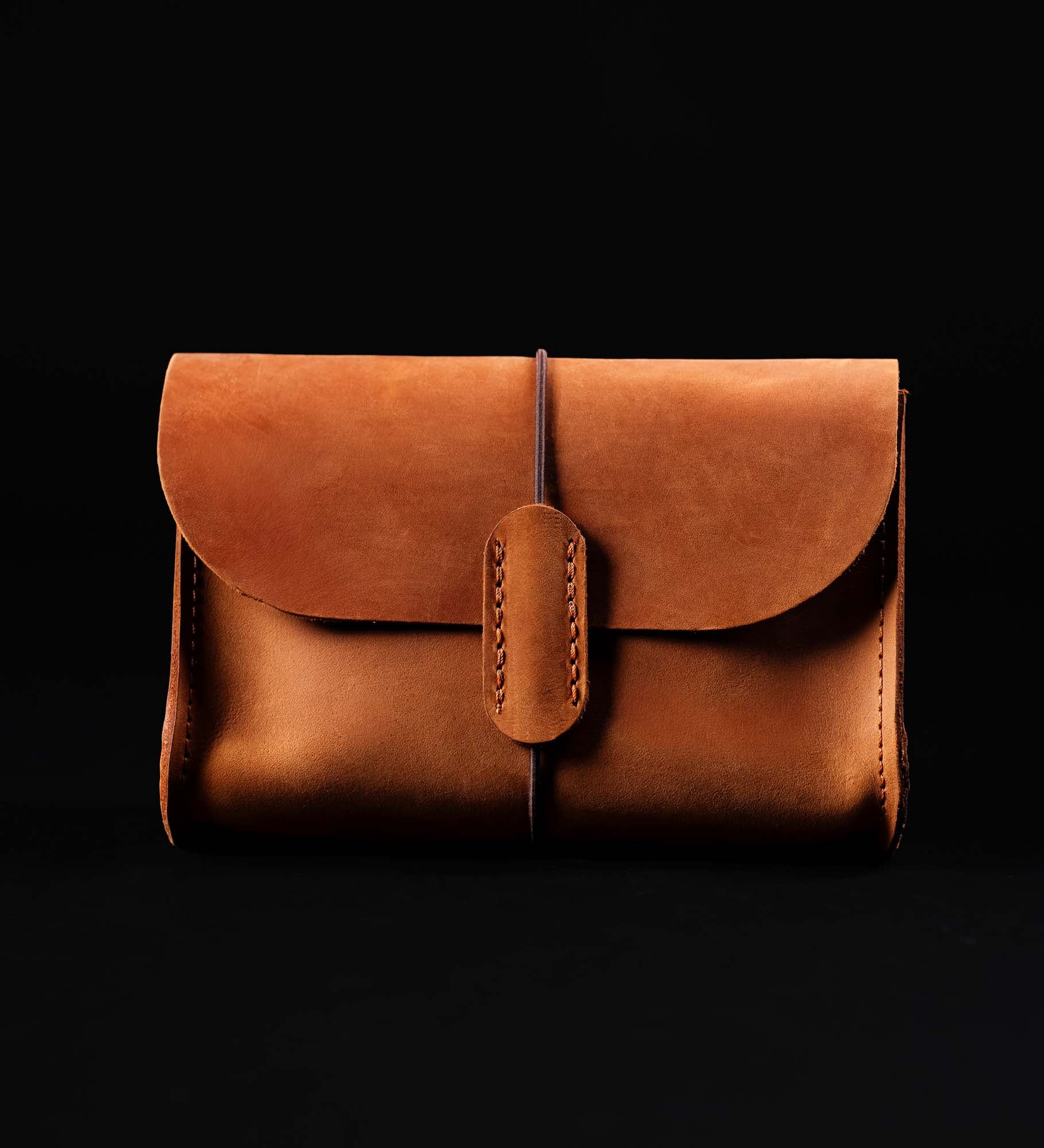 Distressed Leather Pouch for Cables & Tech | Saver