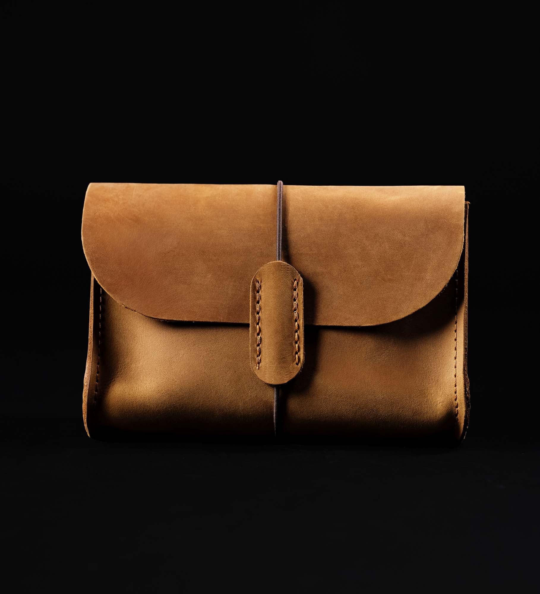 Distressed Leather Pouch for Cables & Tech | Saver