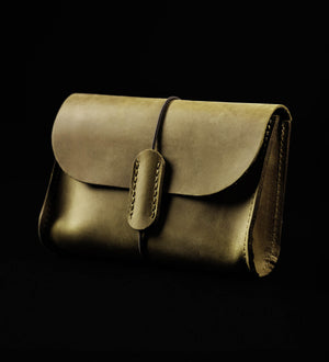 Distressed Leather Pouch for Cables & Tech | Saver