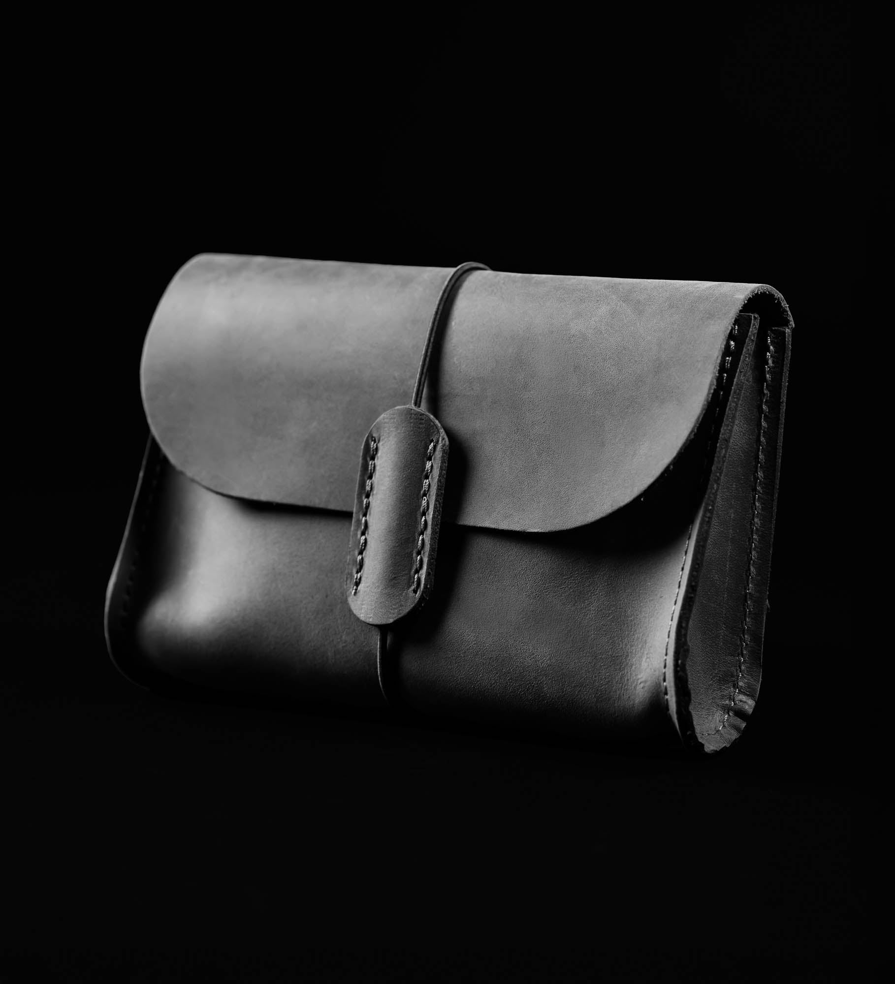 Distressed Leather Pouch for Cables & Tech | Saver