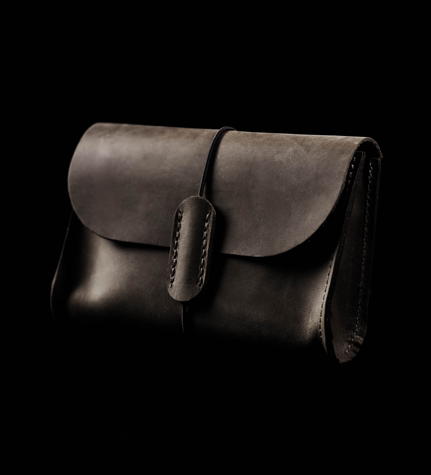 Distressed Leather Pouch for Cables & Tech | Saver
