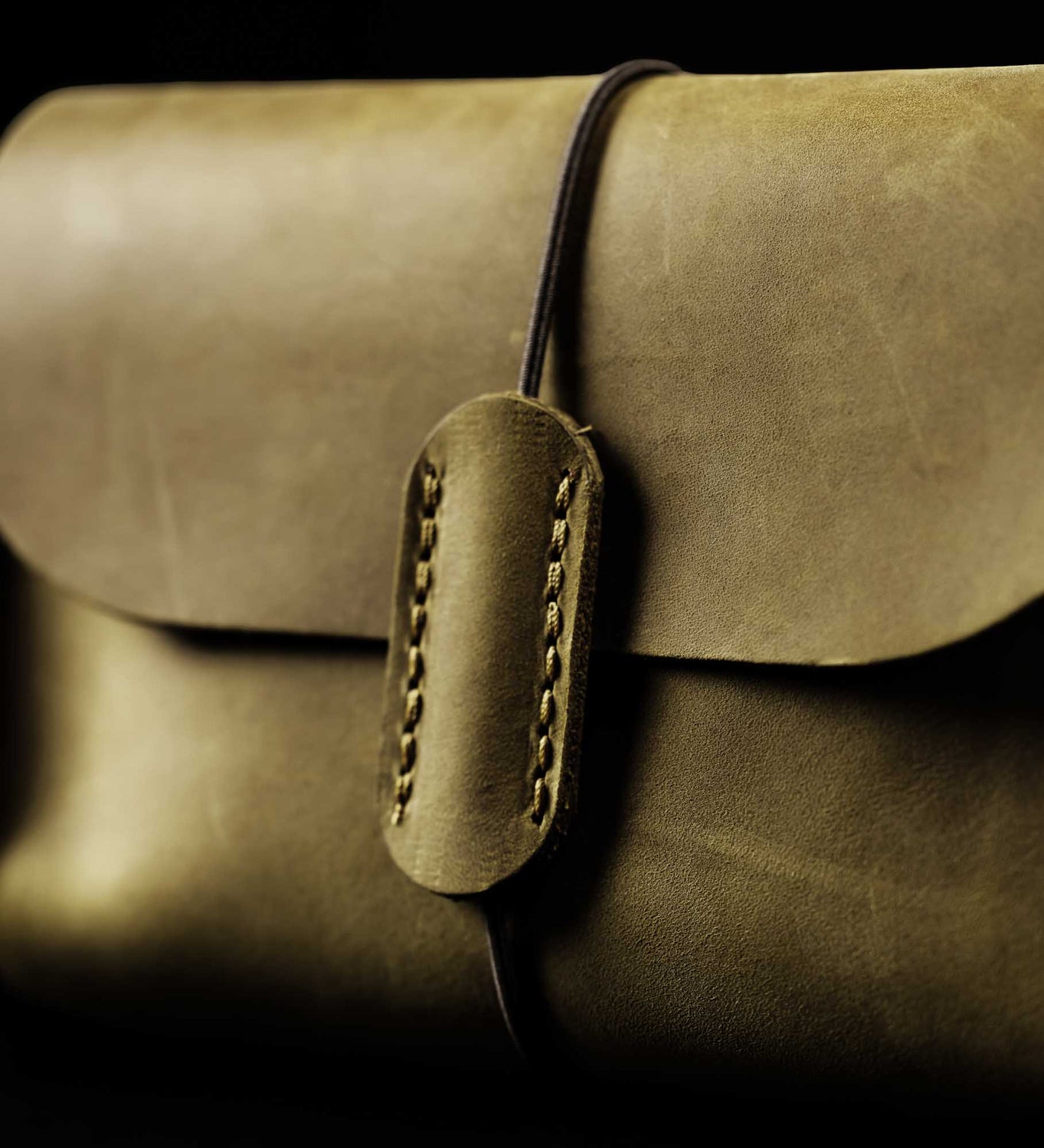 Distressed Leather Pouch for Cables & Tech | Saver