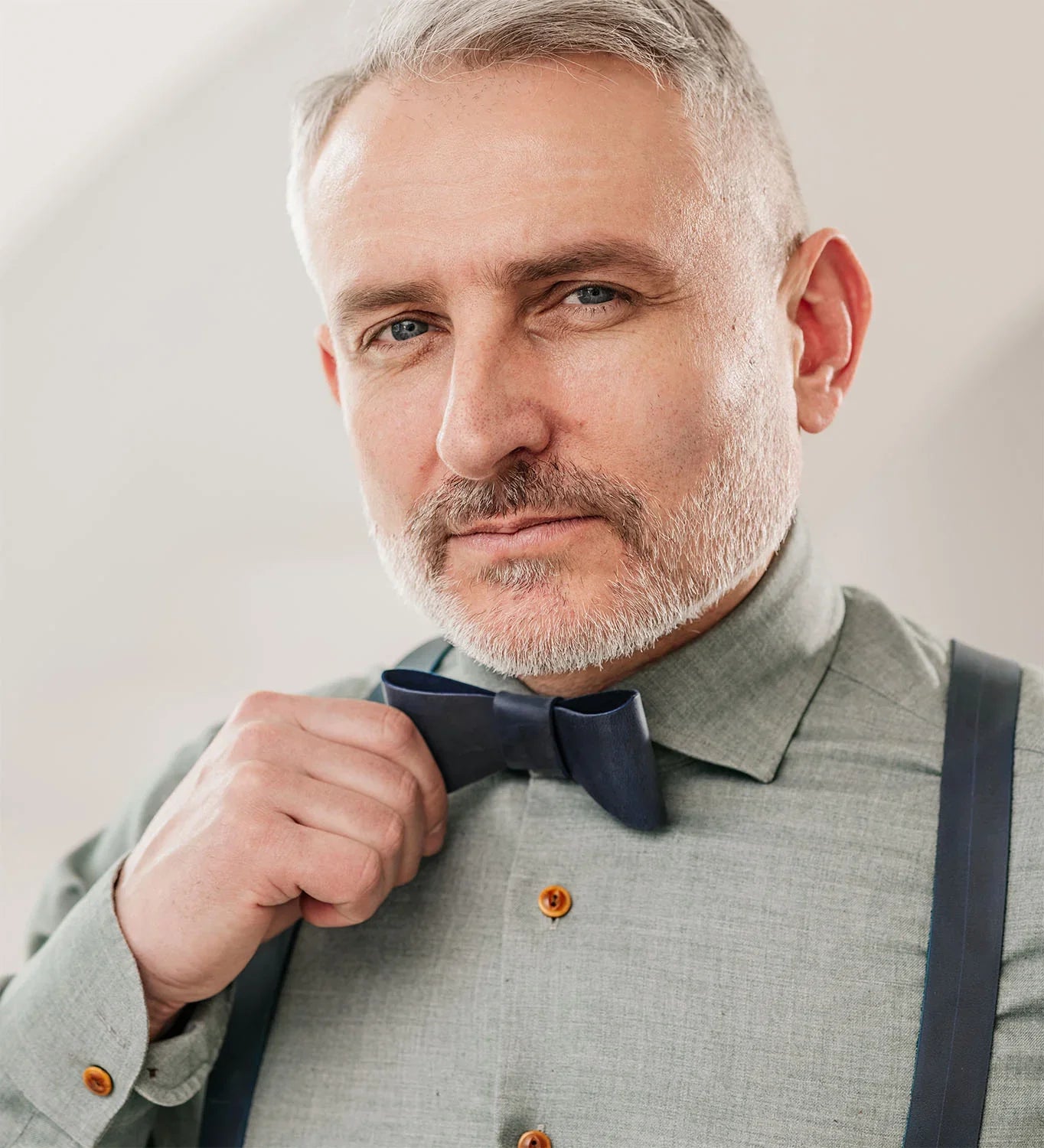 Rustic Leather Bow Tie – Perfect for Weddings or Events
