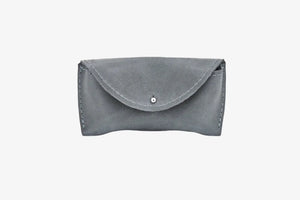 Handmade Waxed Matte Leather Case for Sunglasses