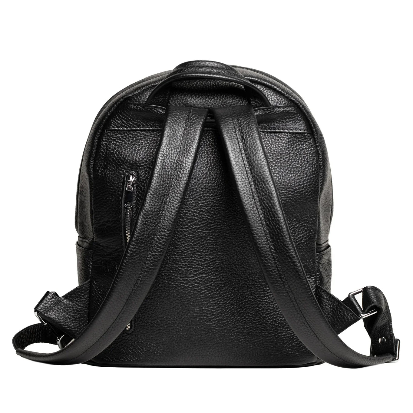 Zippered Leather Backpack for Women – Full Grain Craftsmanship