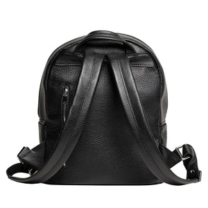 Zippered Leather Backpack for Women – Full Grain Craftsmanship