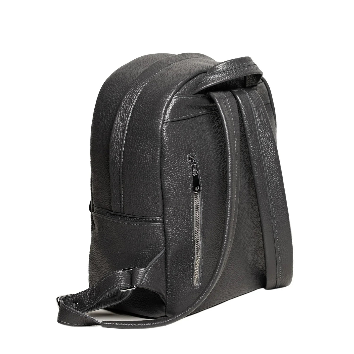 Zippered Leather Backpack for Women – Full Grain Craftsmanship
