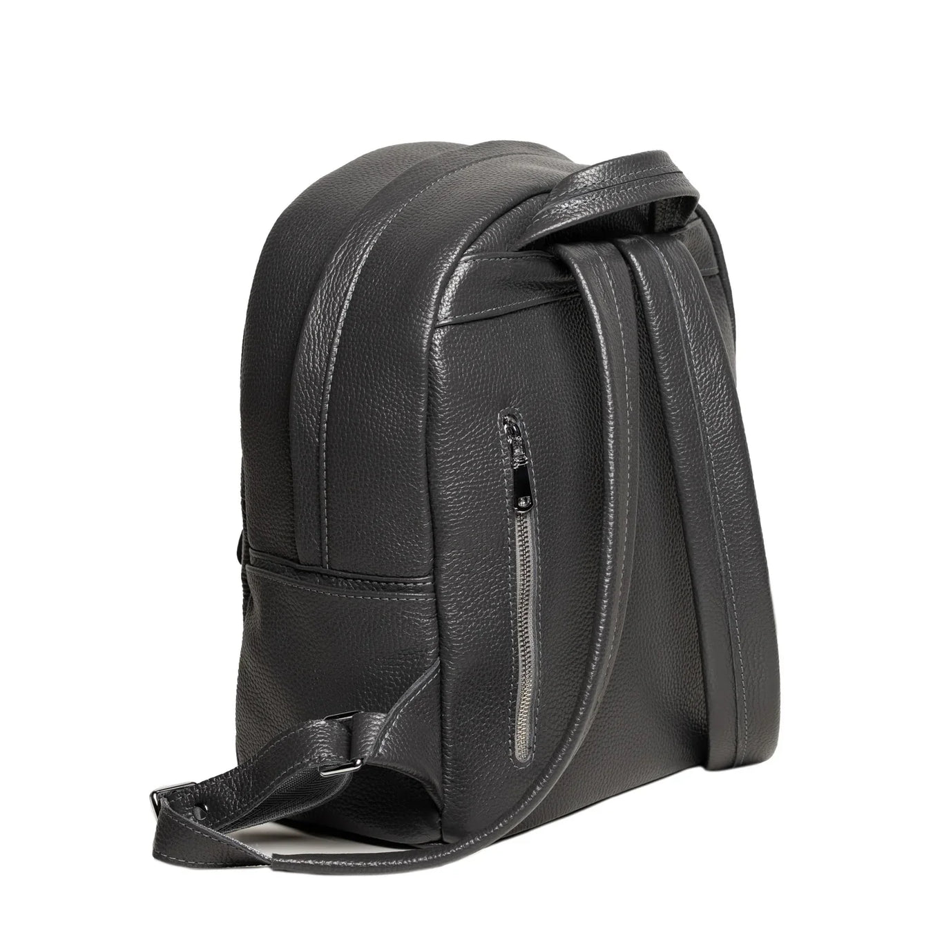 Zippered Leather Backpack for Women – Full Grain Craftsmanship