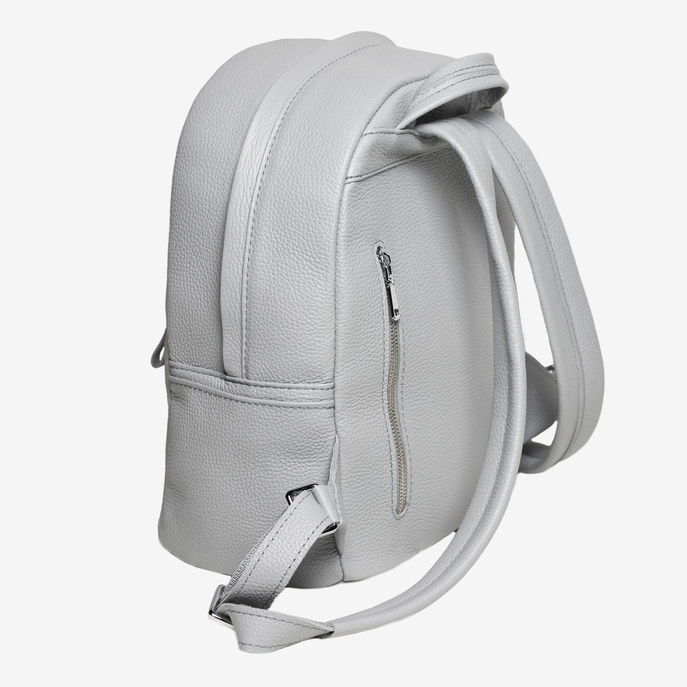 Zippered Leather Backpack for Women – Full Grain Craftsmanship