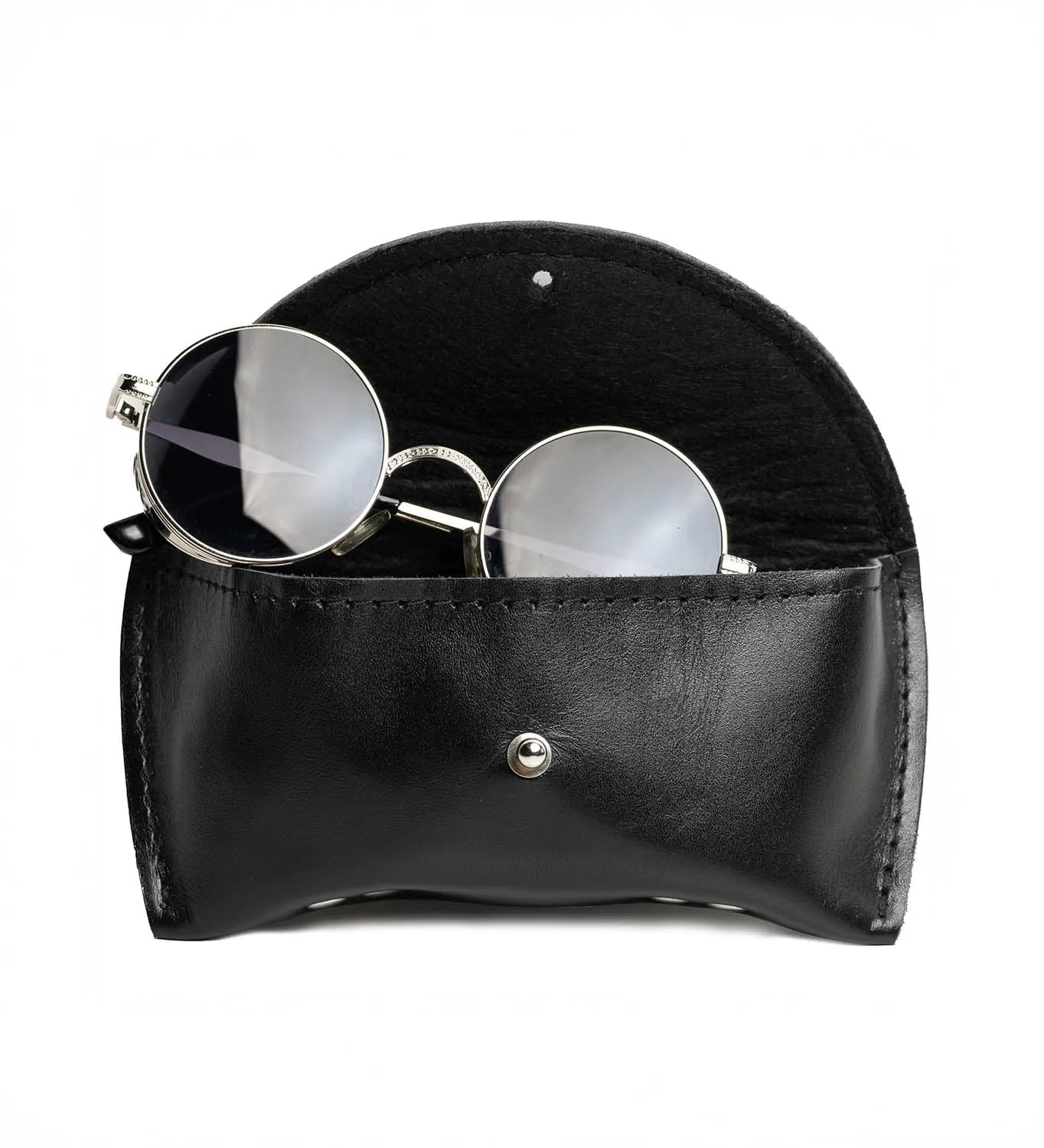 Smooth Leather Case for Sunglasses & Glasses – Handmade