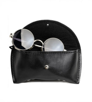 Smooth Leather Case for Sunglasses & Glasses – Handmade