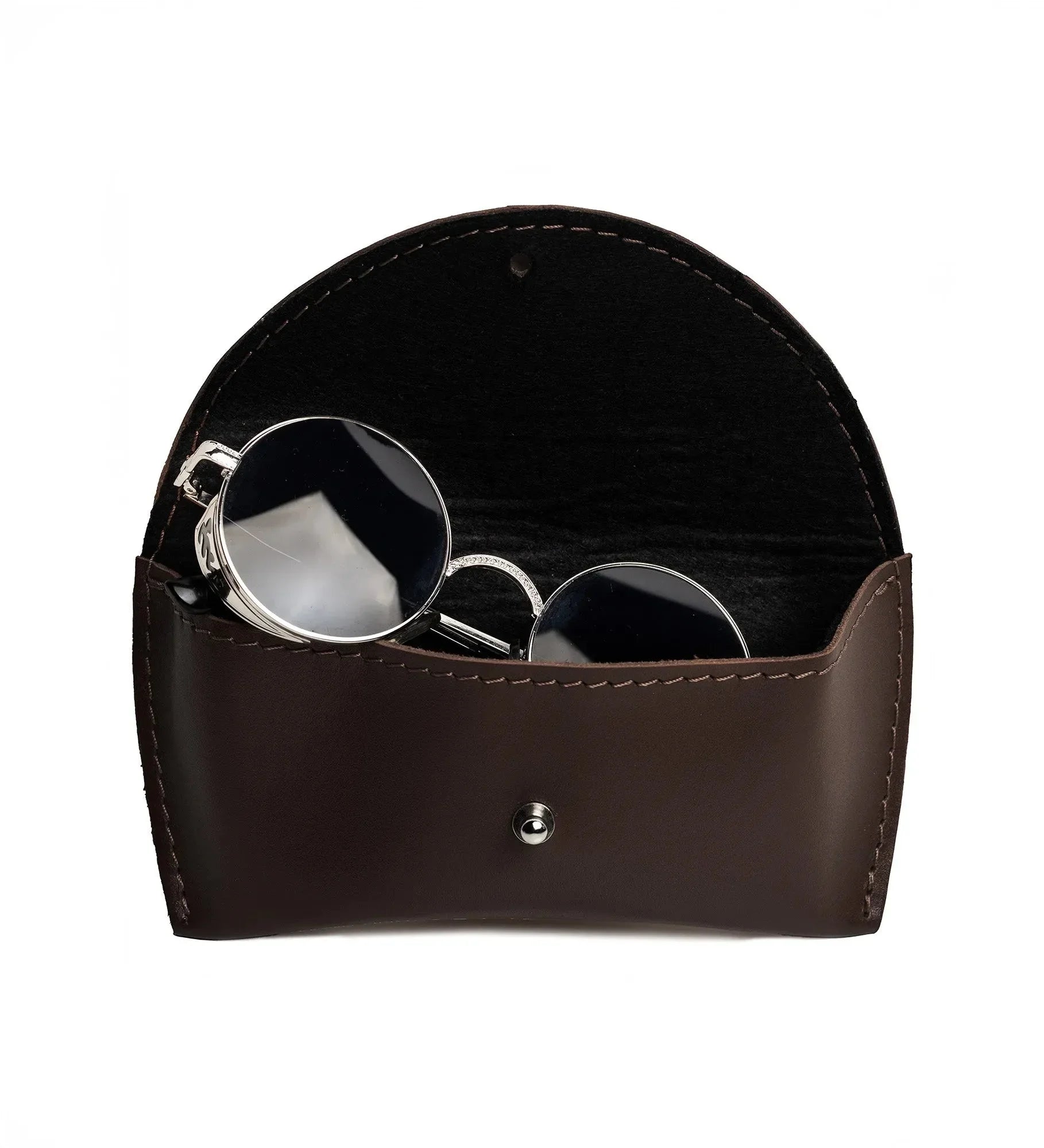 Smooth Leather Case for Sunglasses & Glasses – Handmade