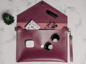 Leather Envelope Clutch – A4 Document Holder