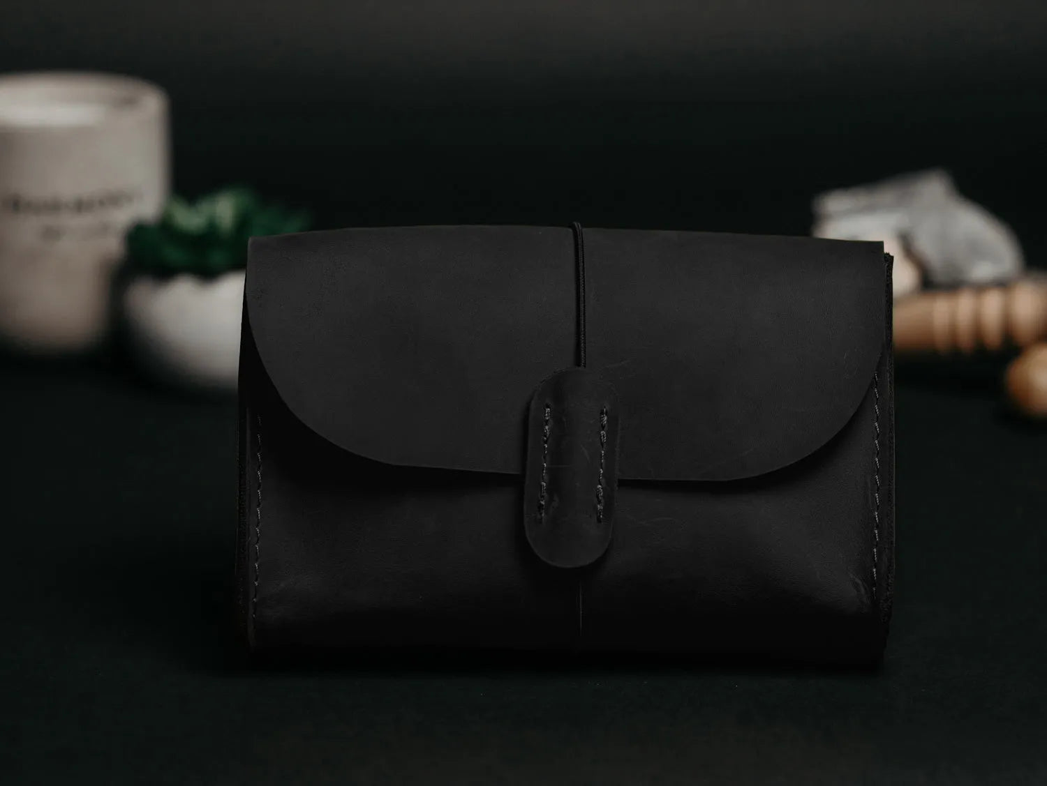 Distressed Leather Pouch for Cables & Tech | Saver