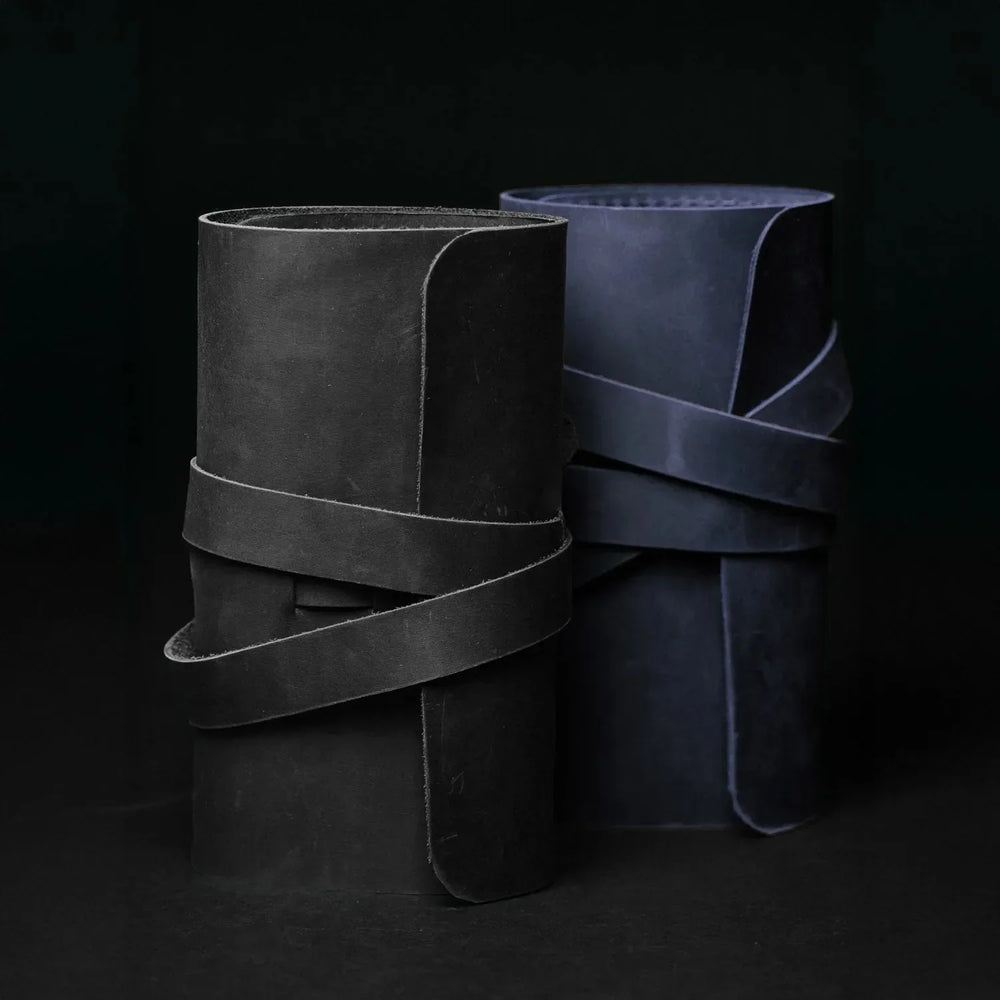 Waxed Leather Roll-Up Organizer – Cables & Tools Wrap