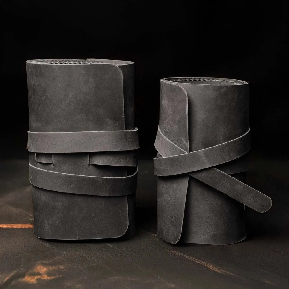 Waxed Leather Roll-Up Organizer – Cables & Tools Wrap