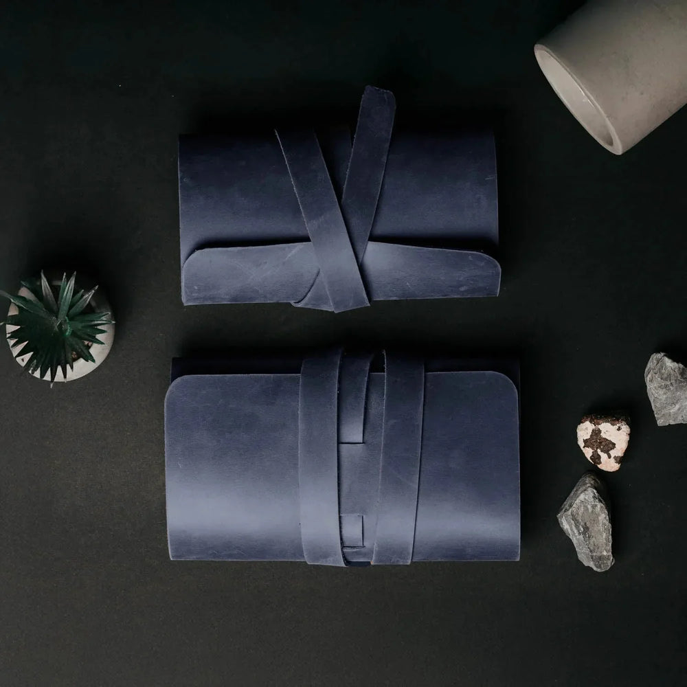 Waxed Leather Roll-Up Organizer – Cables & Tools Wrap