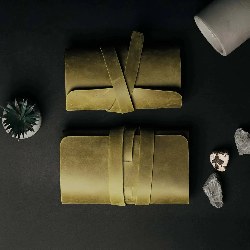 Waxed Leather Roll-Up Organizer – Cables & Tools Wrap
