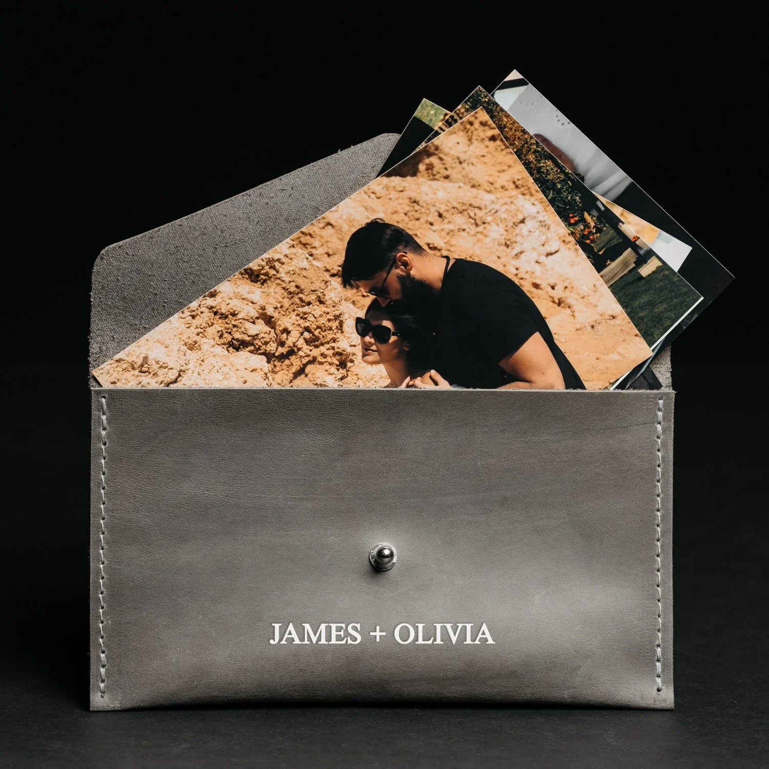 Leather Envelope Folder A6 for  Wedding & Family Photos