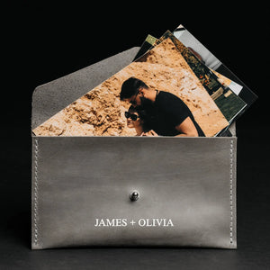 Leather Envelope Folder A6 for  Wedding & Family Photos