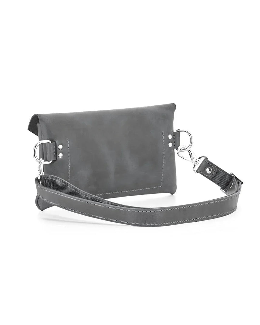 Convertible Leather Waist Bag – Women's Crossbody & Belt Pouch
