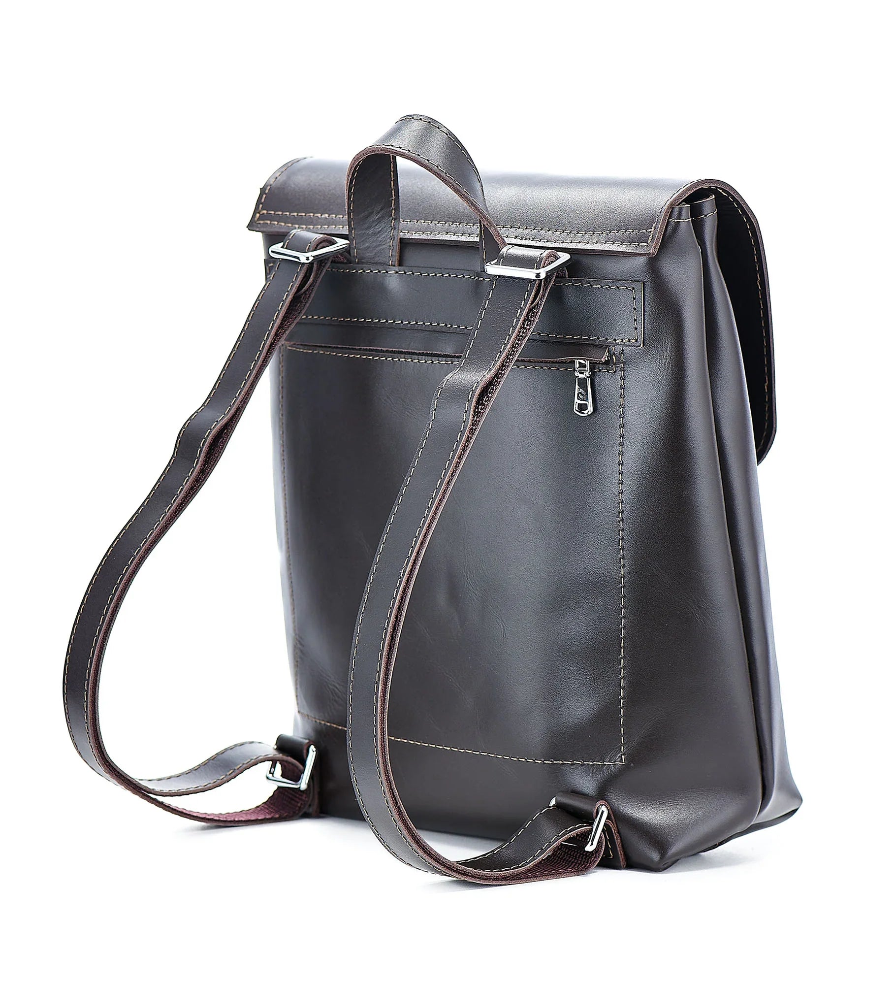 Women's Leather Backpack with Flap Closure – Everyday Style & Comfort | Ember