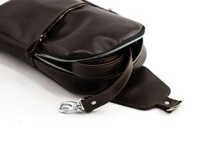 Smooth Leather Sling Bag – Everyday Men’s Crossbody