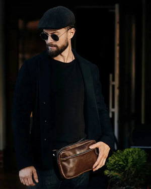Zippered Leather Crossbody & Waist Bag | Orson