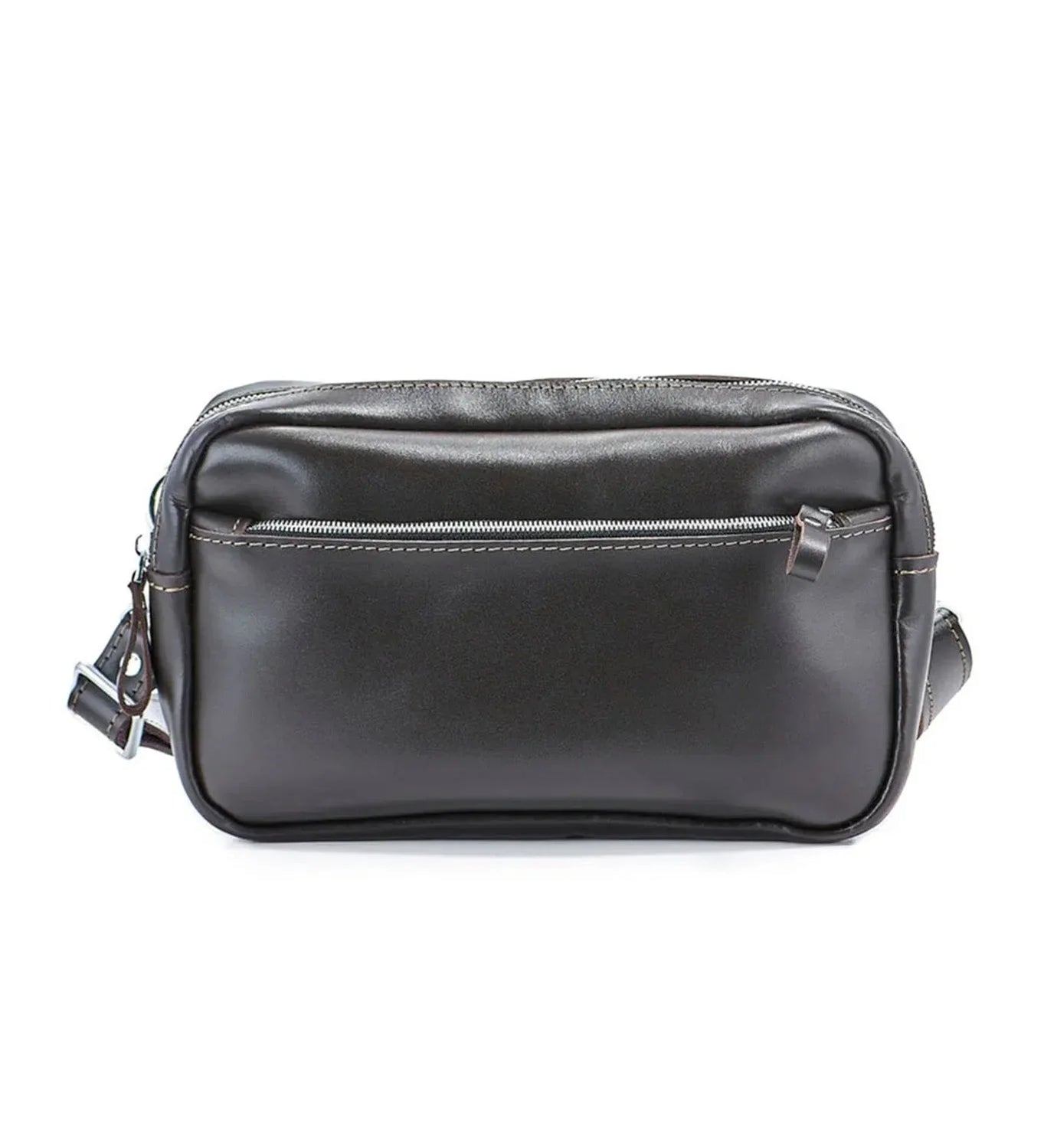 Zippered Leather Crossbody & Waist Bag | Orson