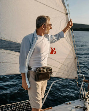 Zippered Leather Crossbody & Waist Bag | Orson