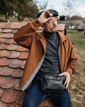 Zippered Leather Crossbody & Waist Bag | Orson