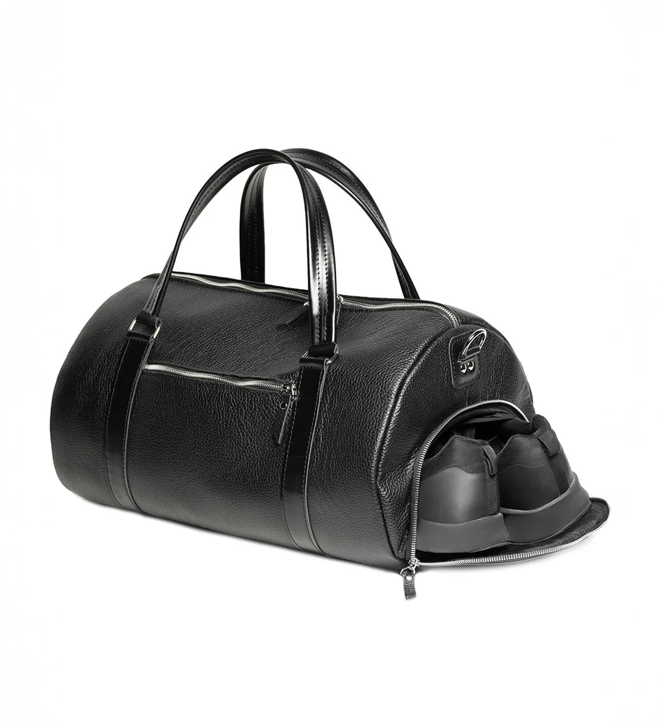 Full Grain Leather Gym & Overnight Bag – Weekender Duffel