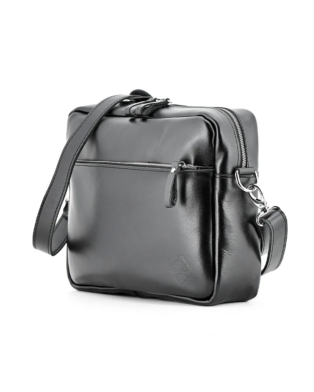 Everyday Leather Messenger with Zip | Squad