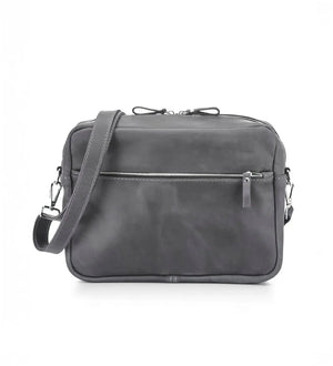 Everyday Leather Messenger with Zip | Squad
