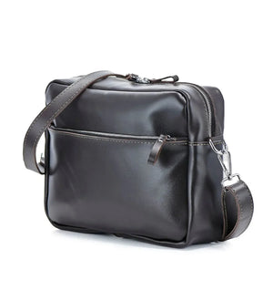 Everyday Leather Messenger with Zip | Squad