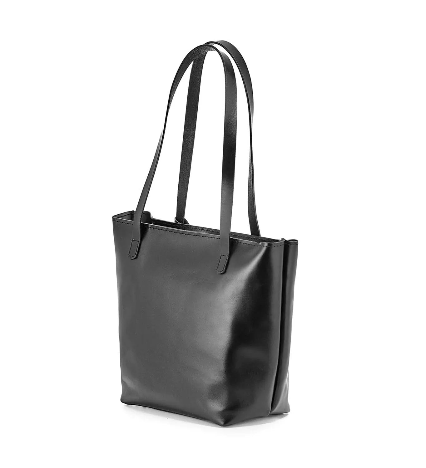 Everyday Smooth Leather Tote Bag with Pouch Inside